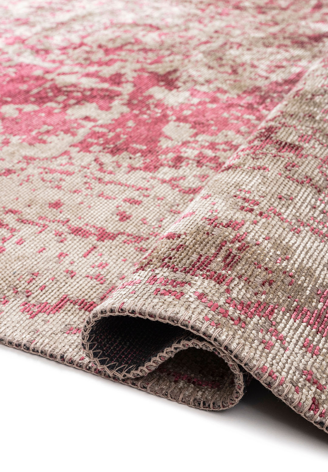 MEDALLION CREAM - ROSE RUG