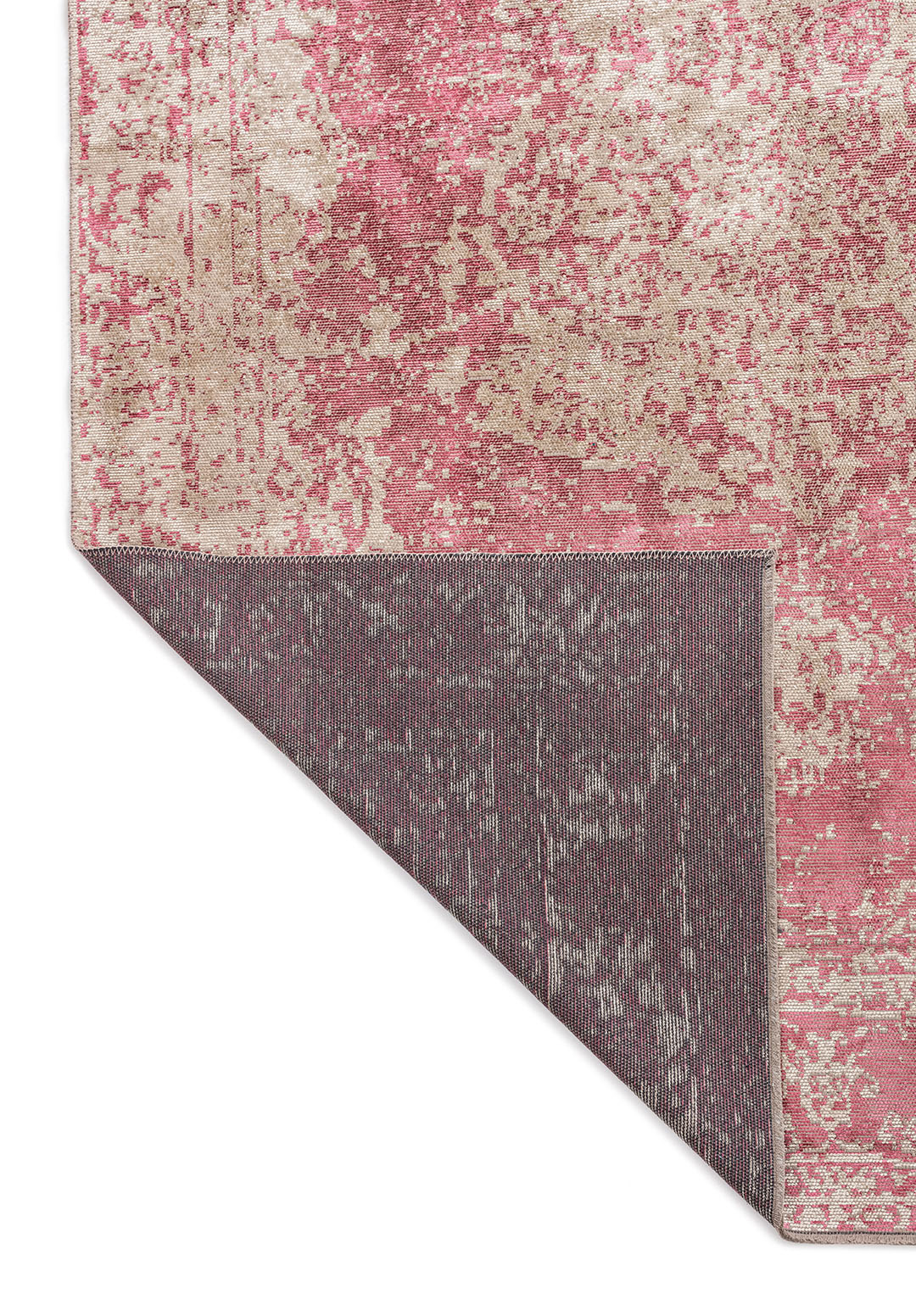 MEDALLION CREAM - ROSE RUG