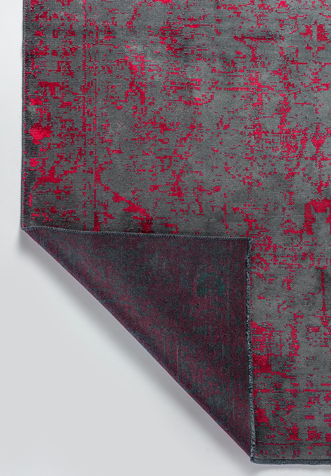 IVY ANTHRACITE - RED RUG