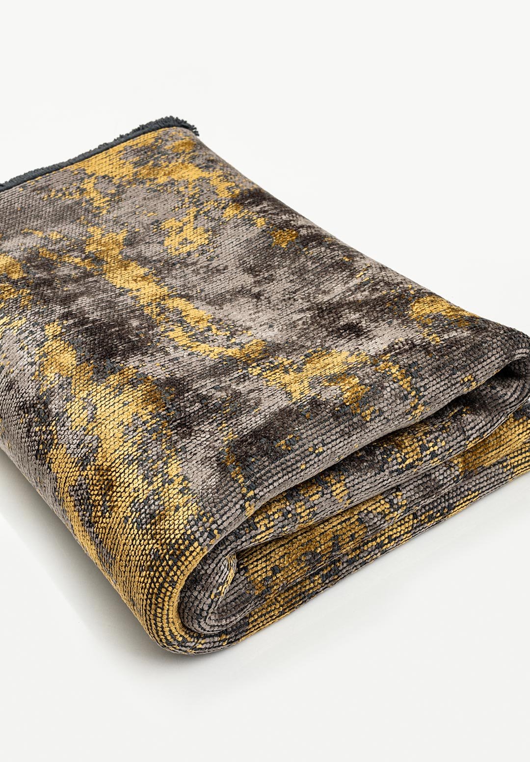 MARBLE Золотой - Тёмный GREY Ковер