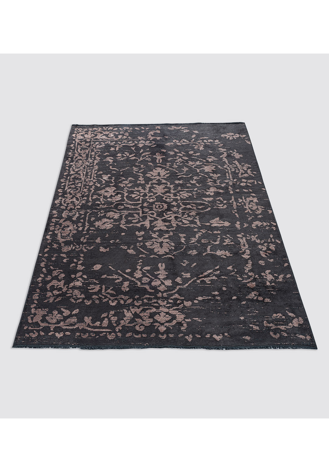 FLORA COPPER - CHARCOAL RUG