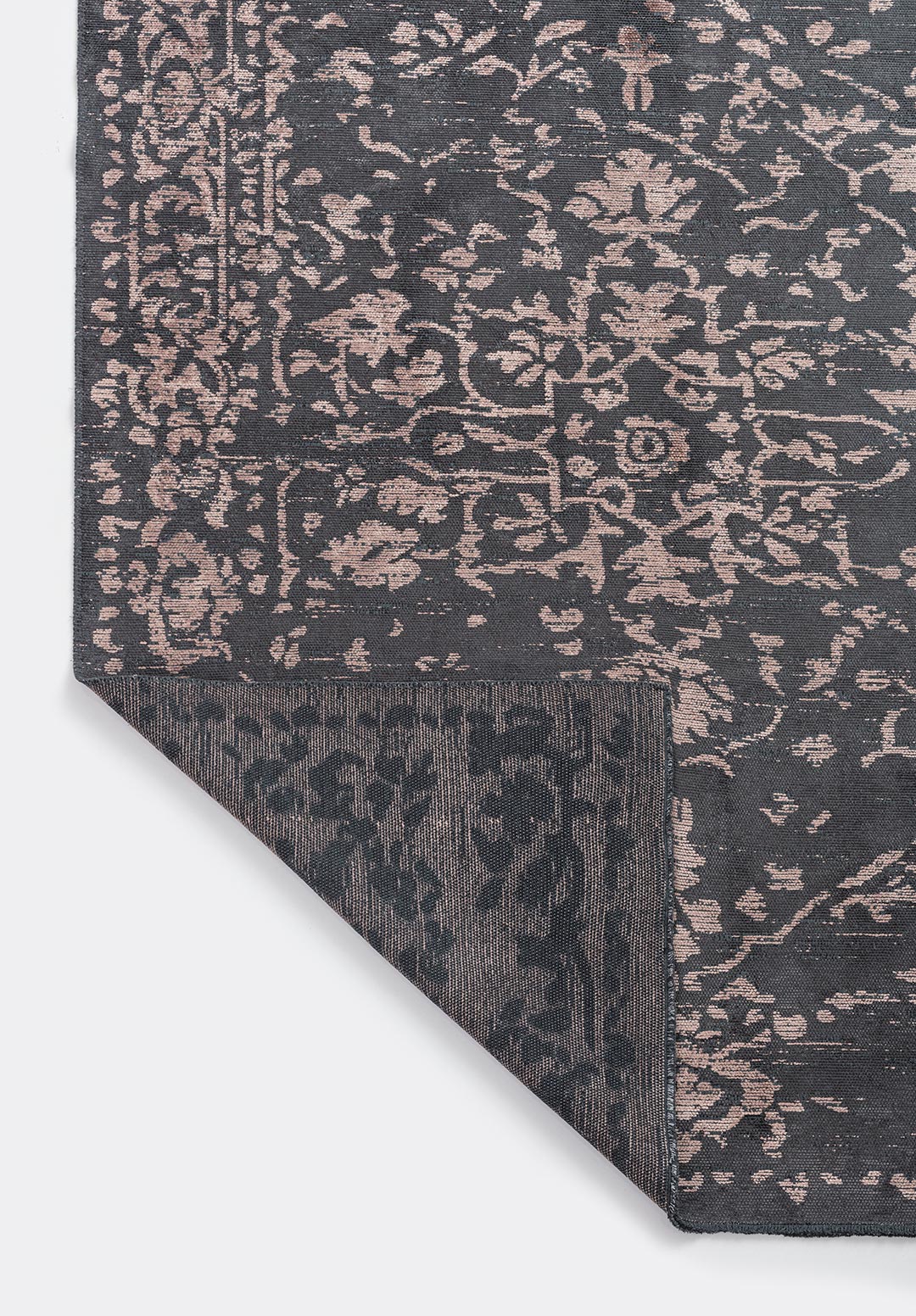 FLORA COPPER - CHARCOAL RUG