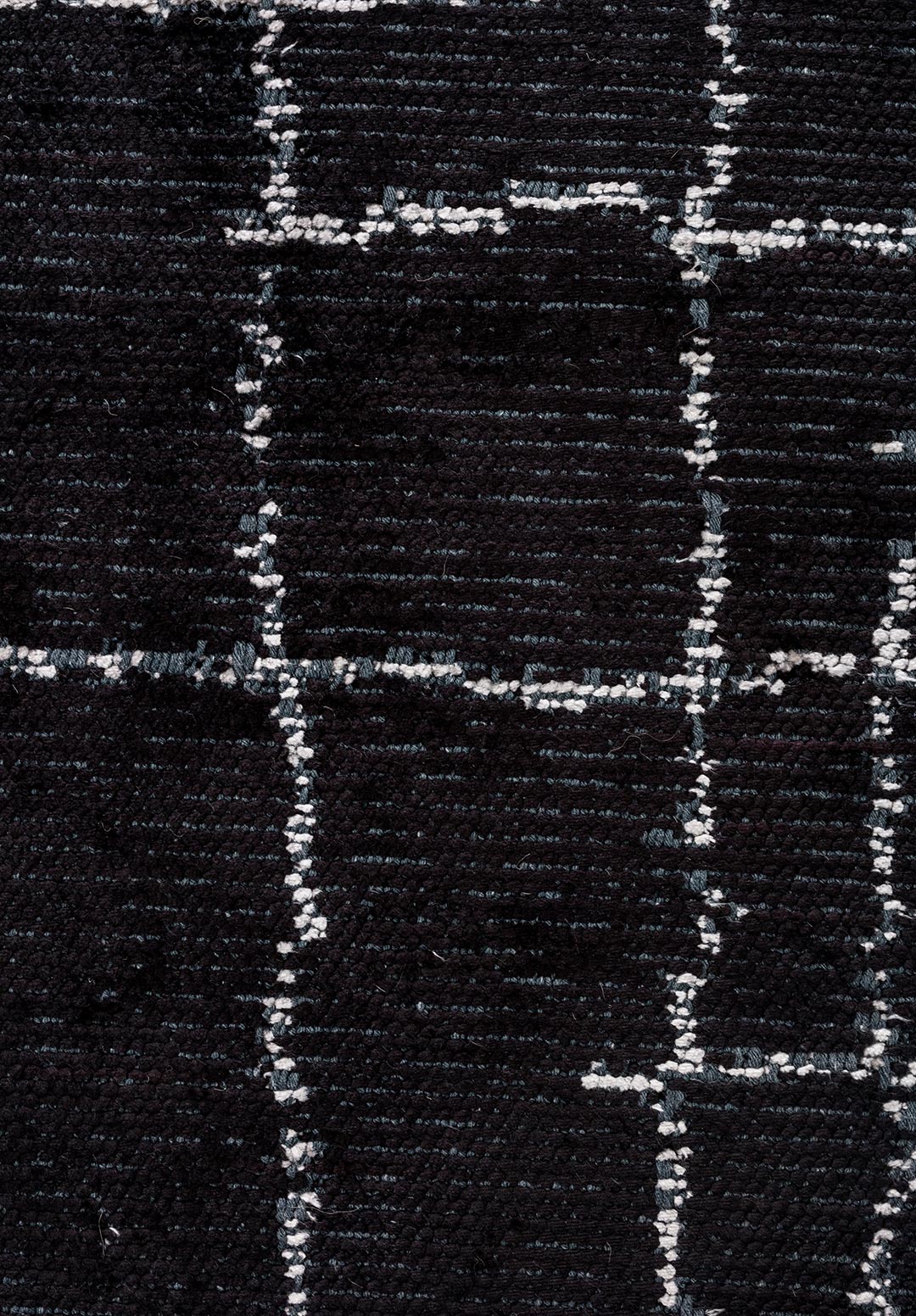 DENT Чёрный - Светлый Кремовый Ковер