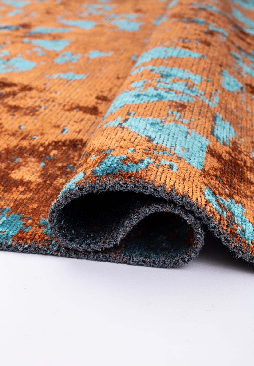 TRIANGLE Терракотовый - Бирюзовый Ковер