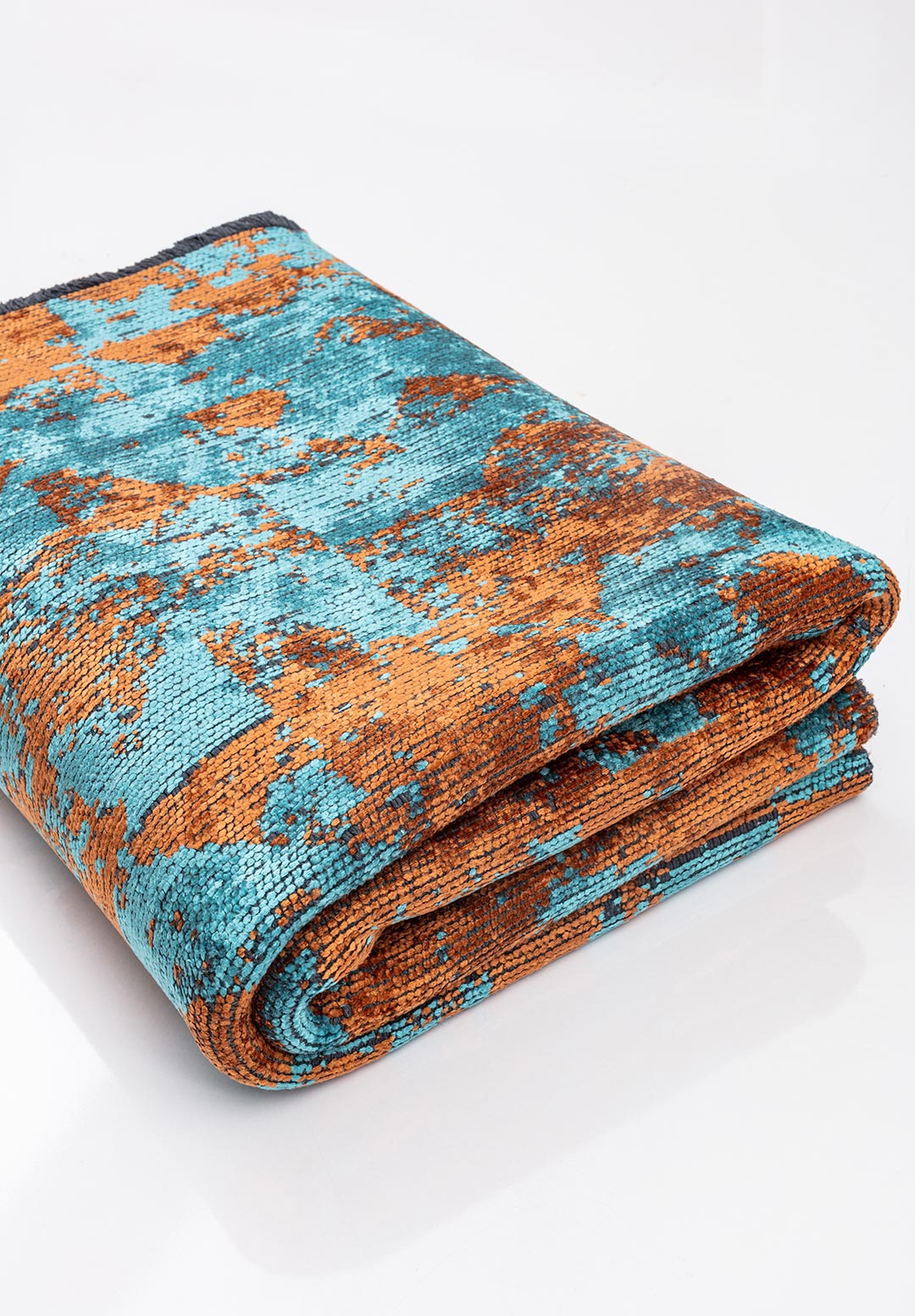 TRIANGLE Терракотовый - Бирюзовый Ковер