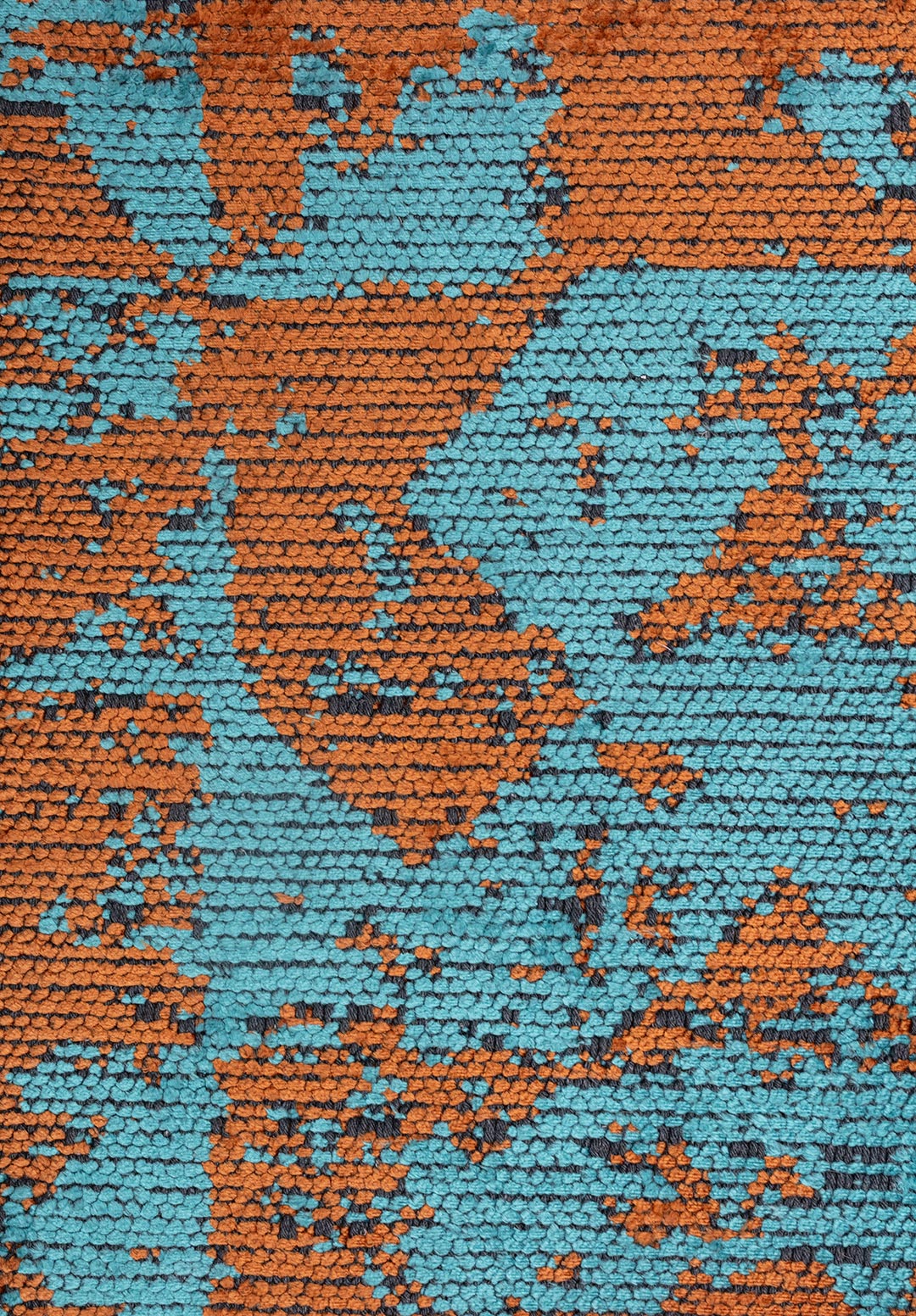 TRIANGLE Терракотовый - Бирюзовый Ковер