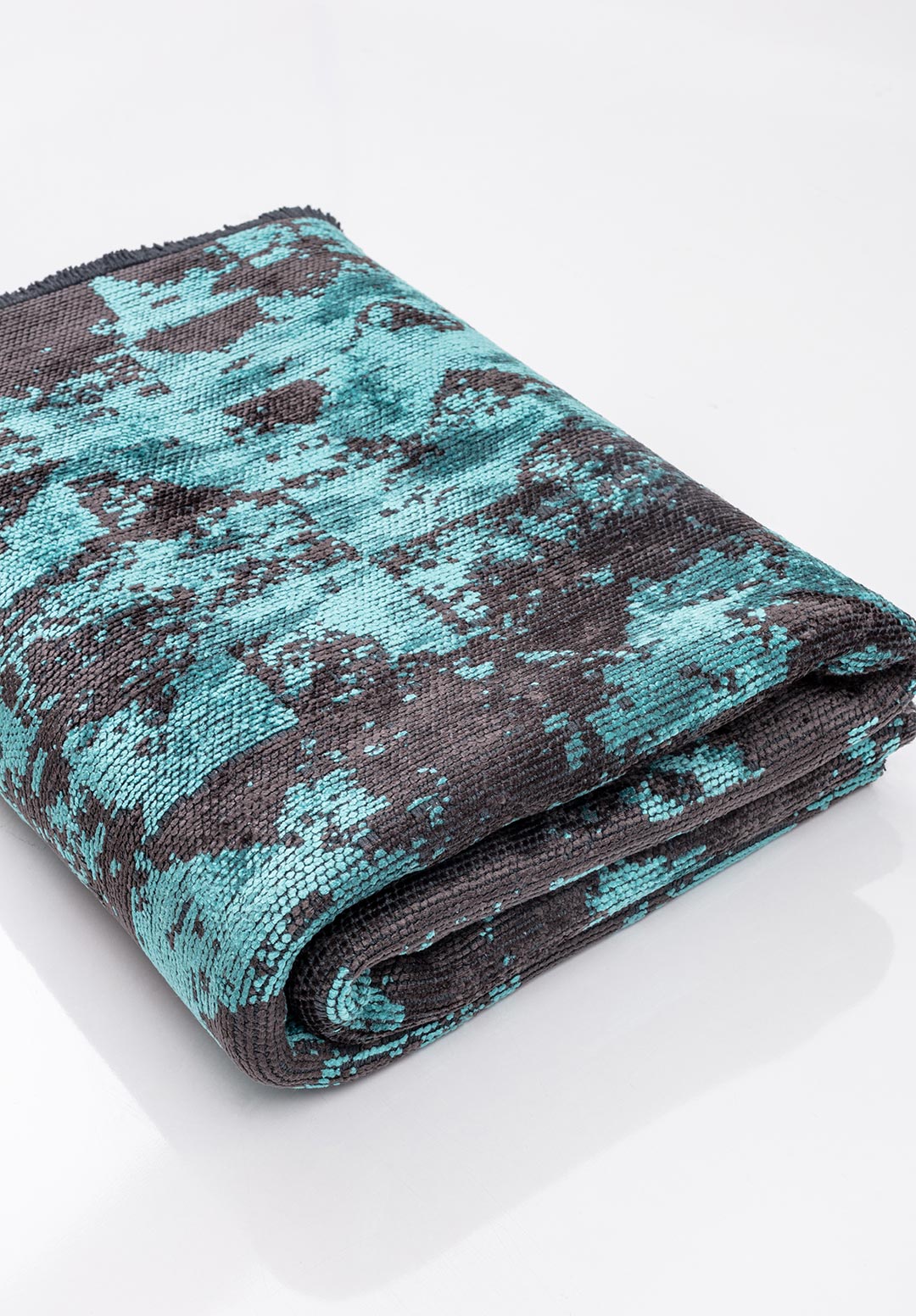 TRIANGLE Графитовый - Бирюзовый Ковер