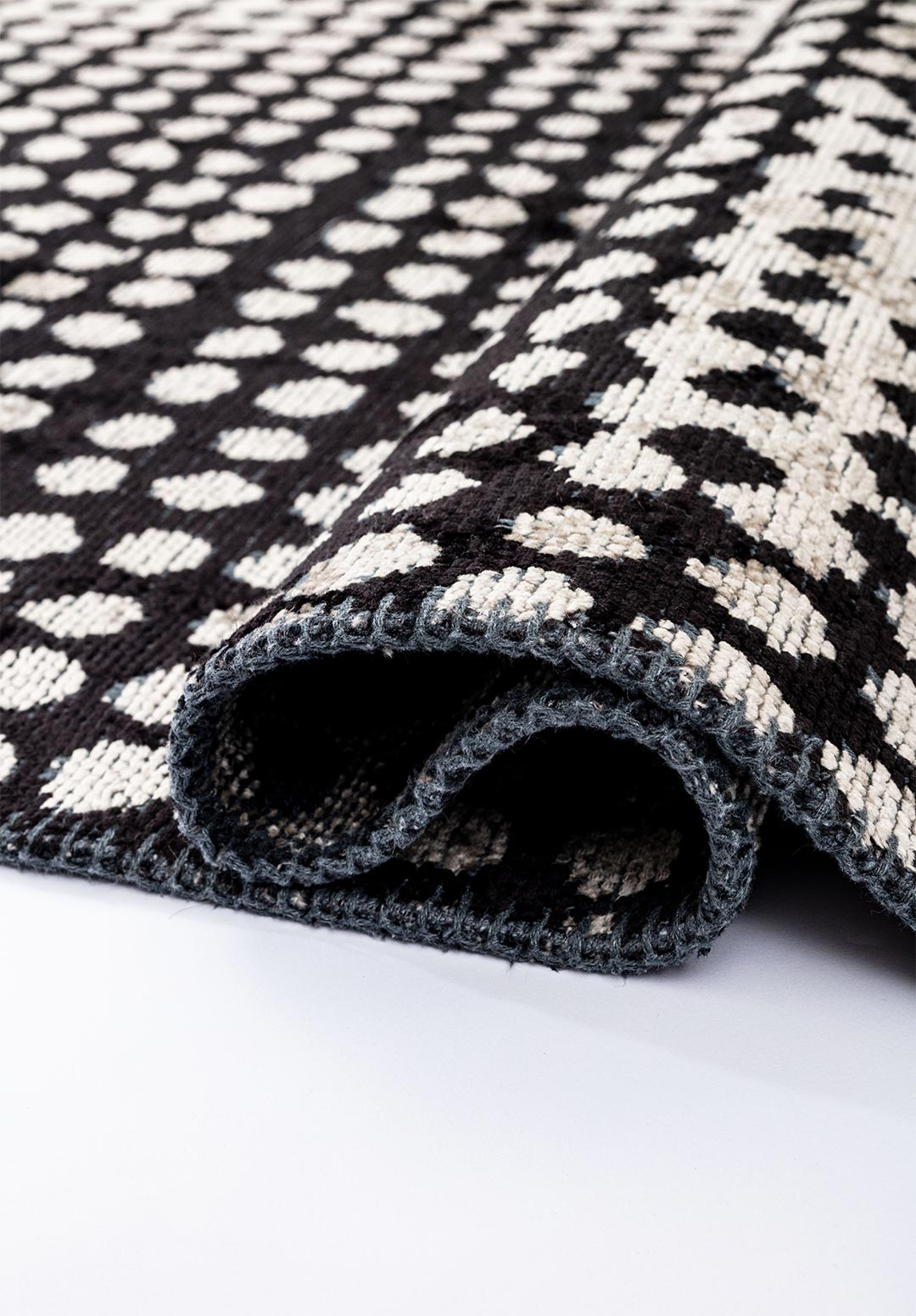 DOTS Чёрный - Кремовый Ковер