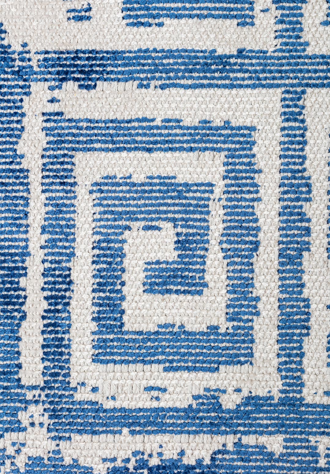 HELIX Тёмно - синий Синий - Экрю Ковер