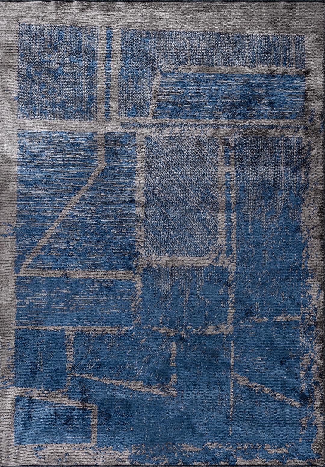 PANORAMA Тёмно - синий Синий - Тёмный GREY Ковер