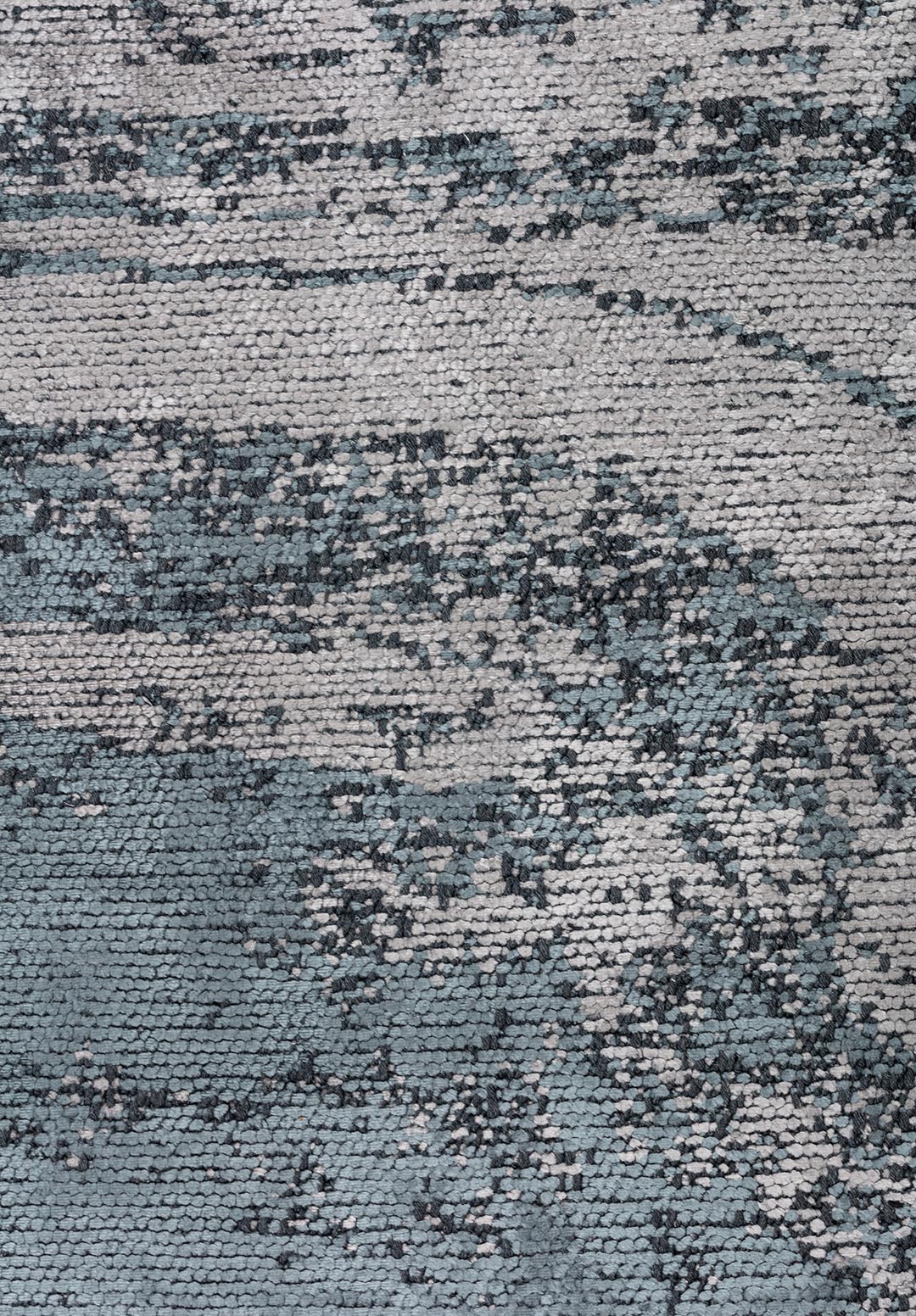 SMOKE LIGHT GREY - BLUE RUG