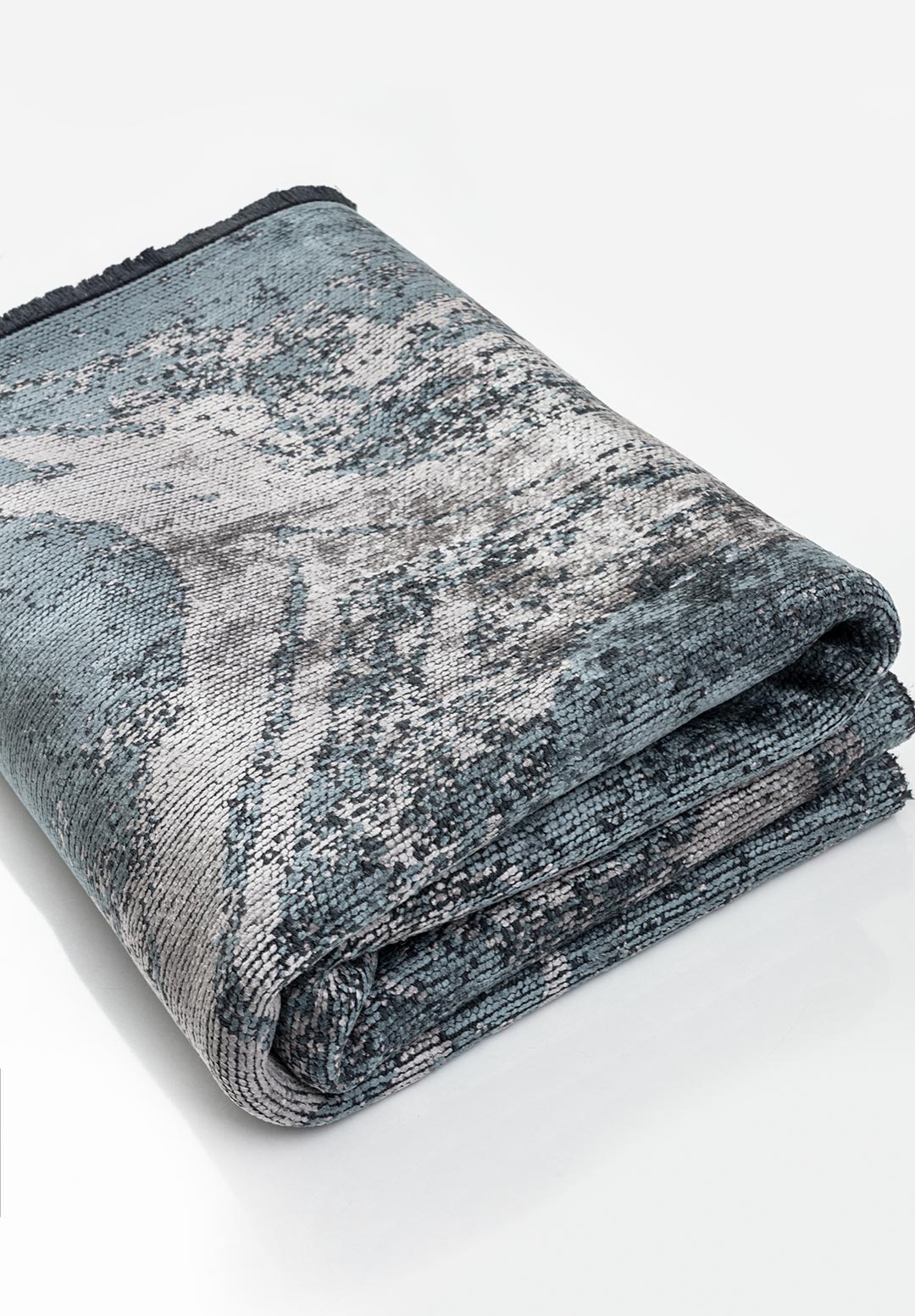 SMOKE LIGHT GREY - BLUE RUG