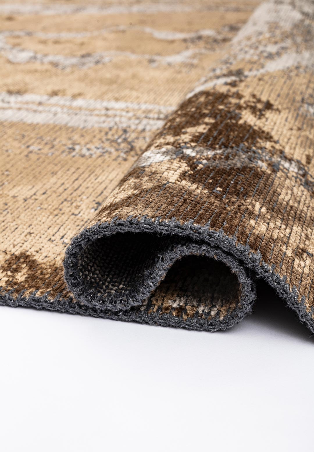 SMOKE BEIGE - LIGHT BROWN RUG