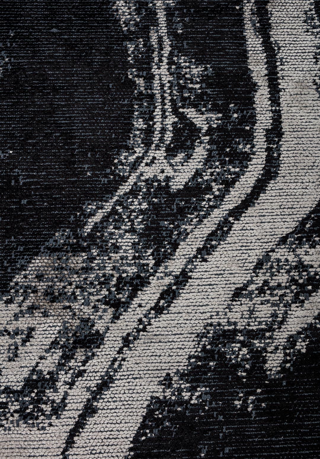 SMOKE CREAM - BLACK RUG