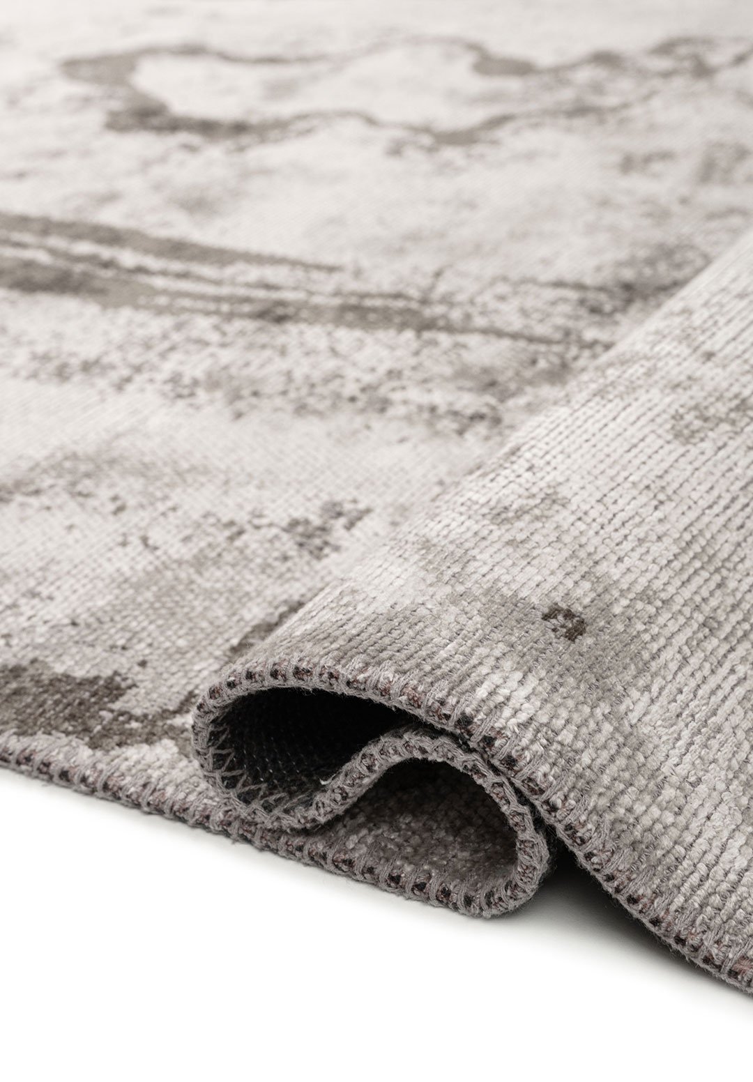 Дымчатый Хаки - Светлый Кремовый Ковер