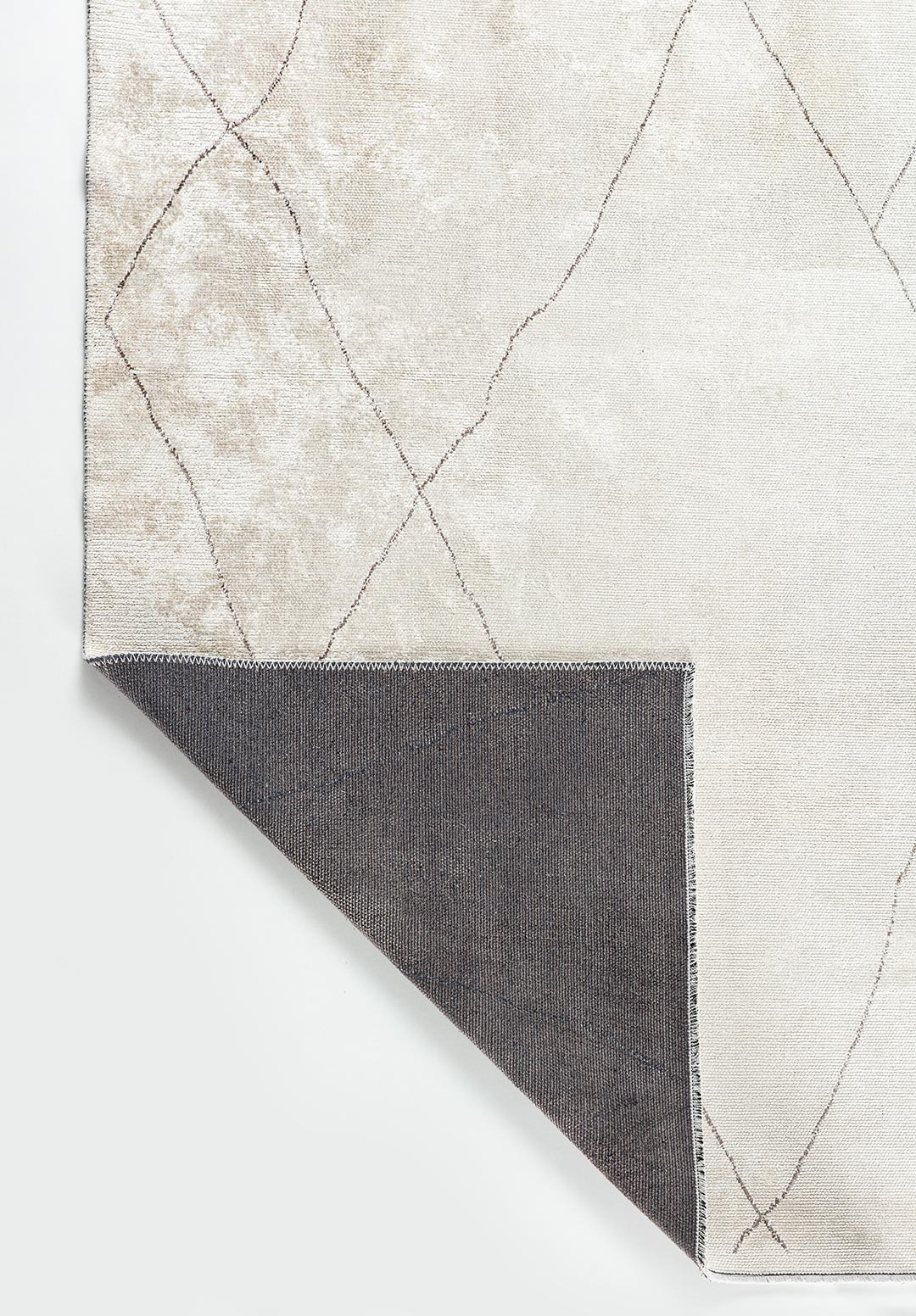 BOHEMIAN Тёмный GREY - Экрю Ковер