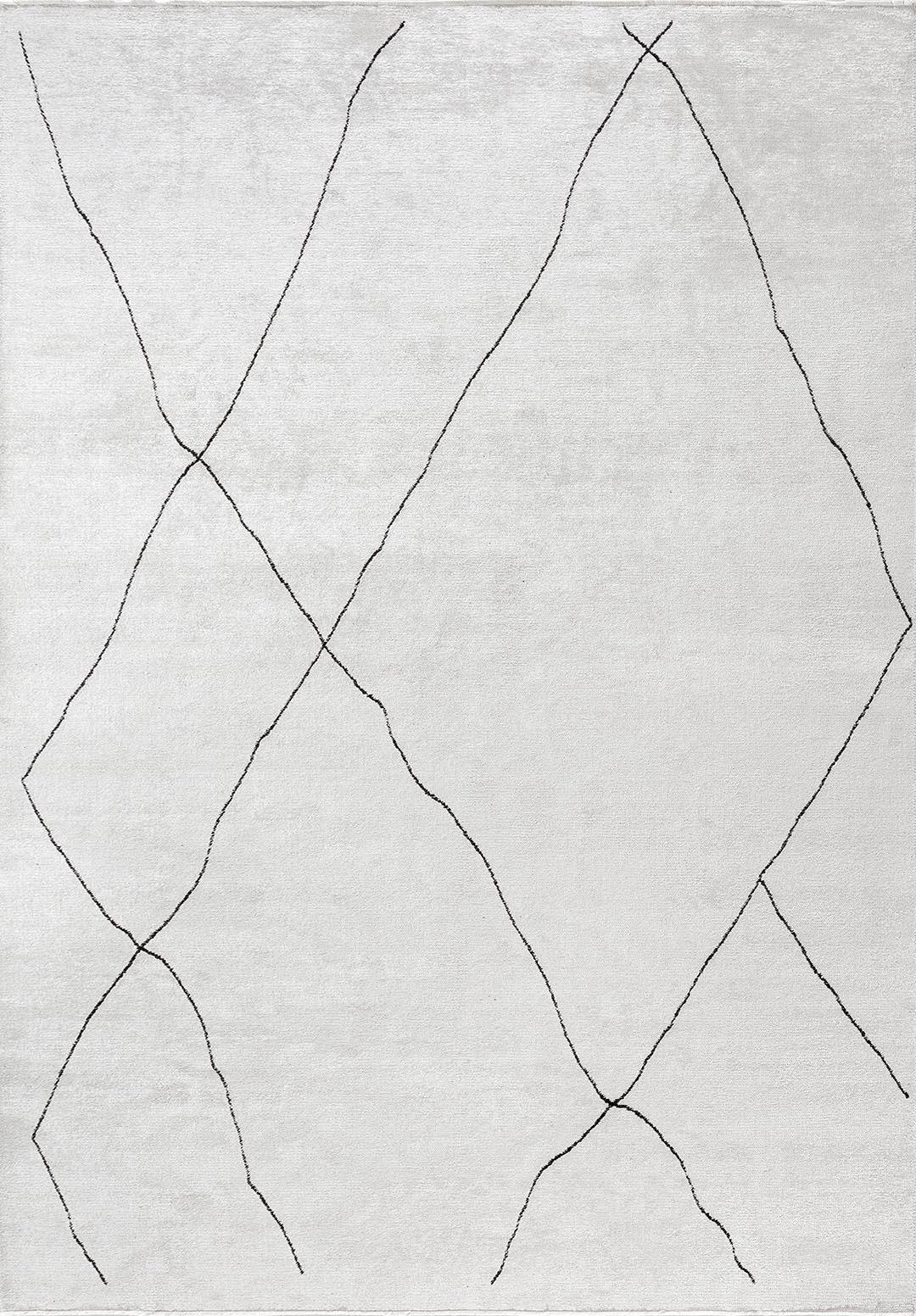 BOHEMIAN BLACK - ECRU RUG