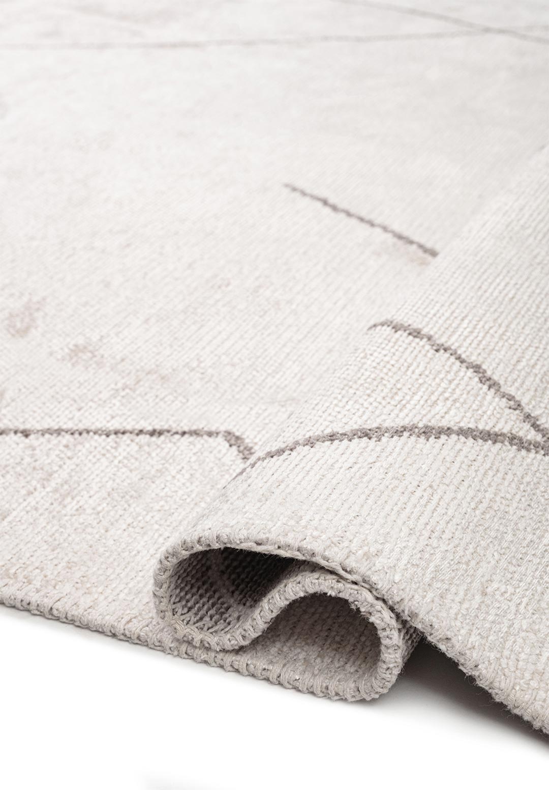 TRIBAL DARK GREY - ECRU RUG