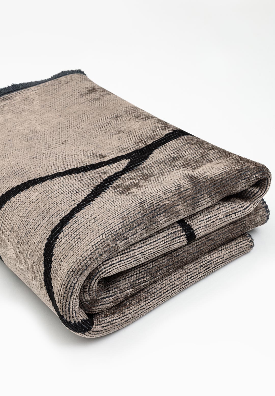 ROPE BLACK - NOUGAT RUG