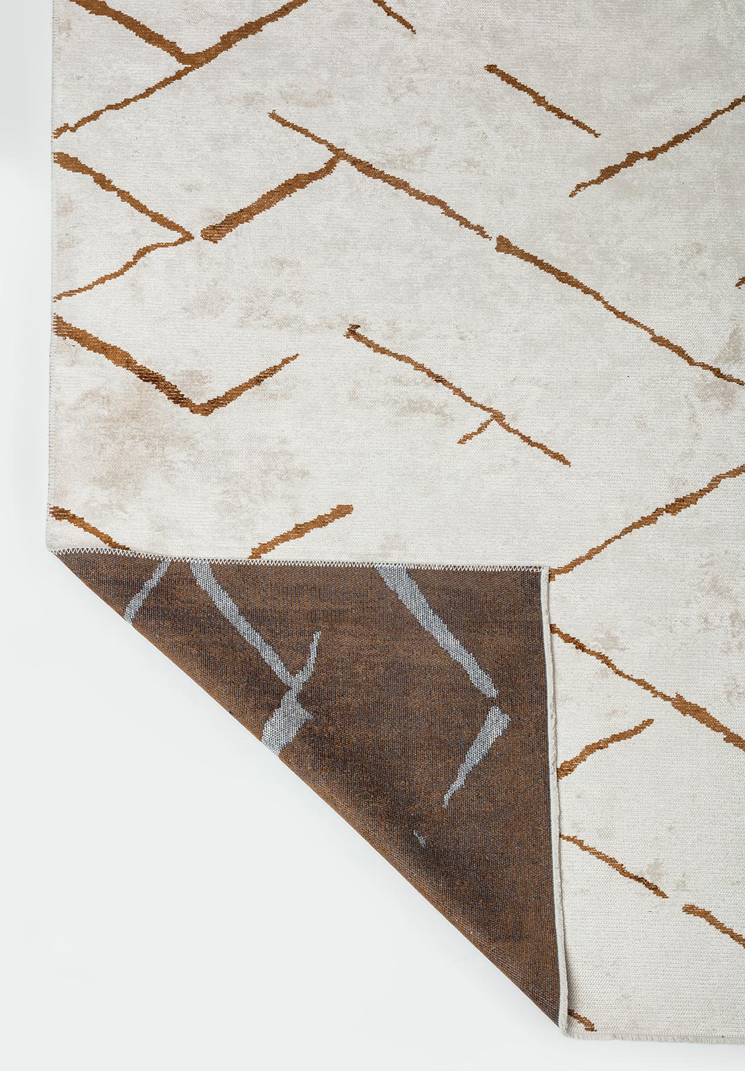 WAVE CACAO - ECRU RUG