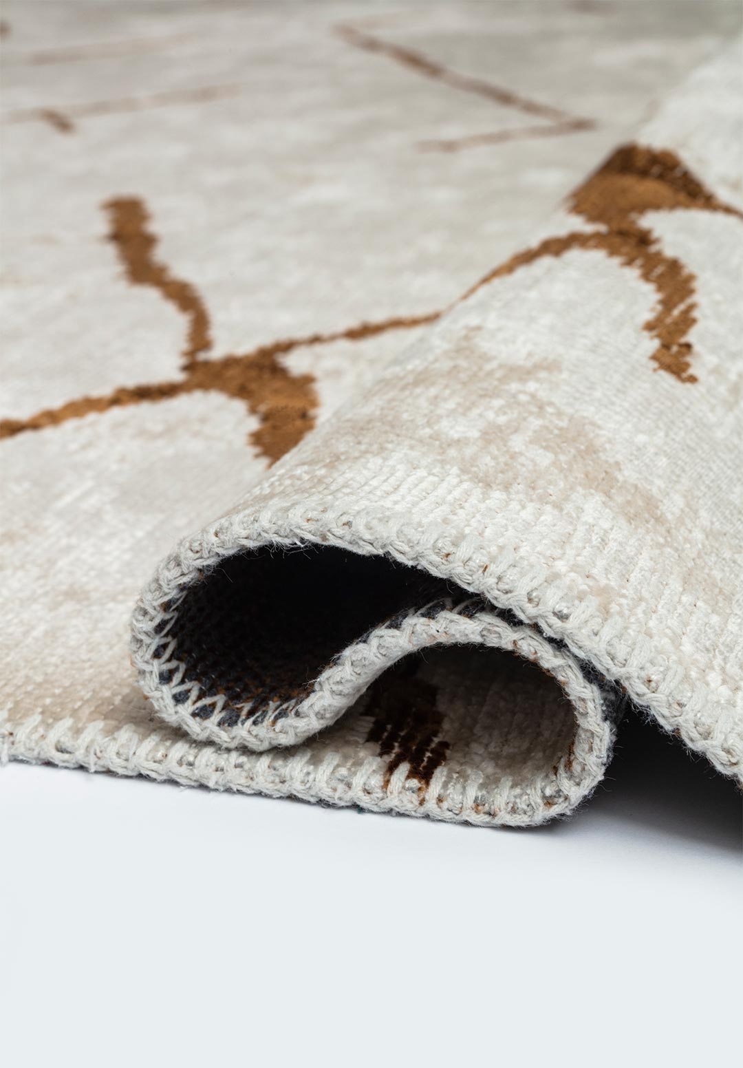 WAVE CACAO - ECRU RUG