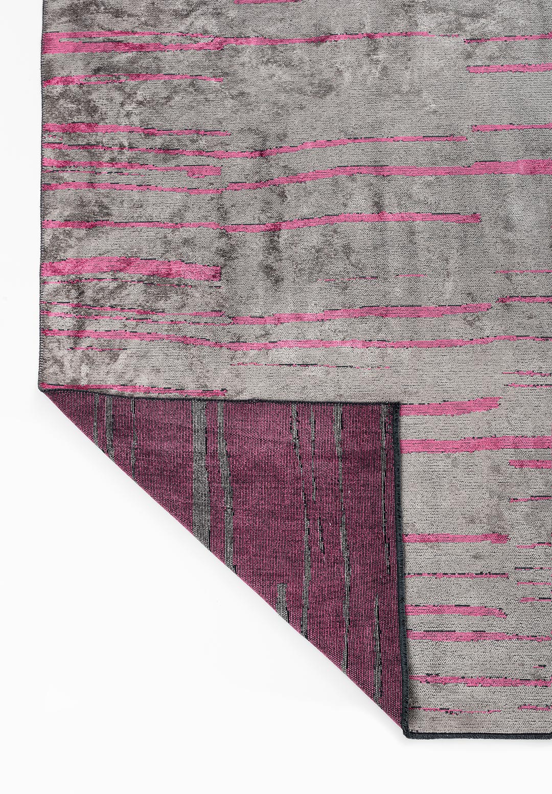FLOW PINK - GREY RUG