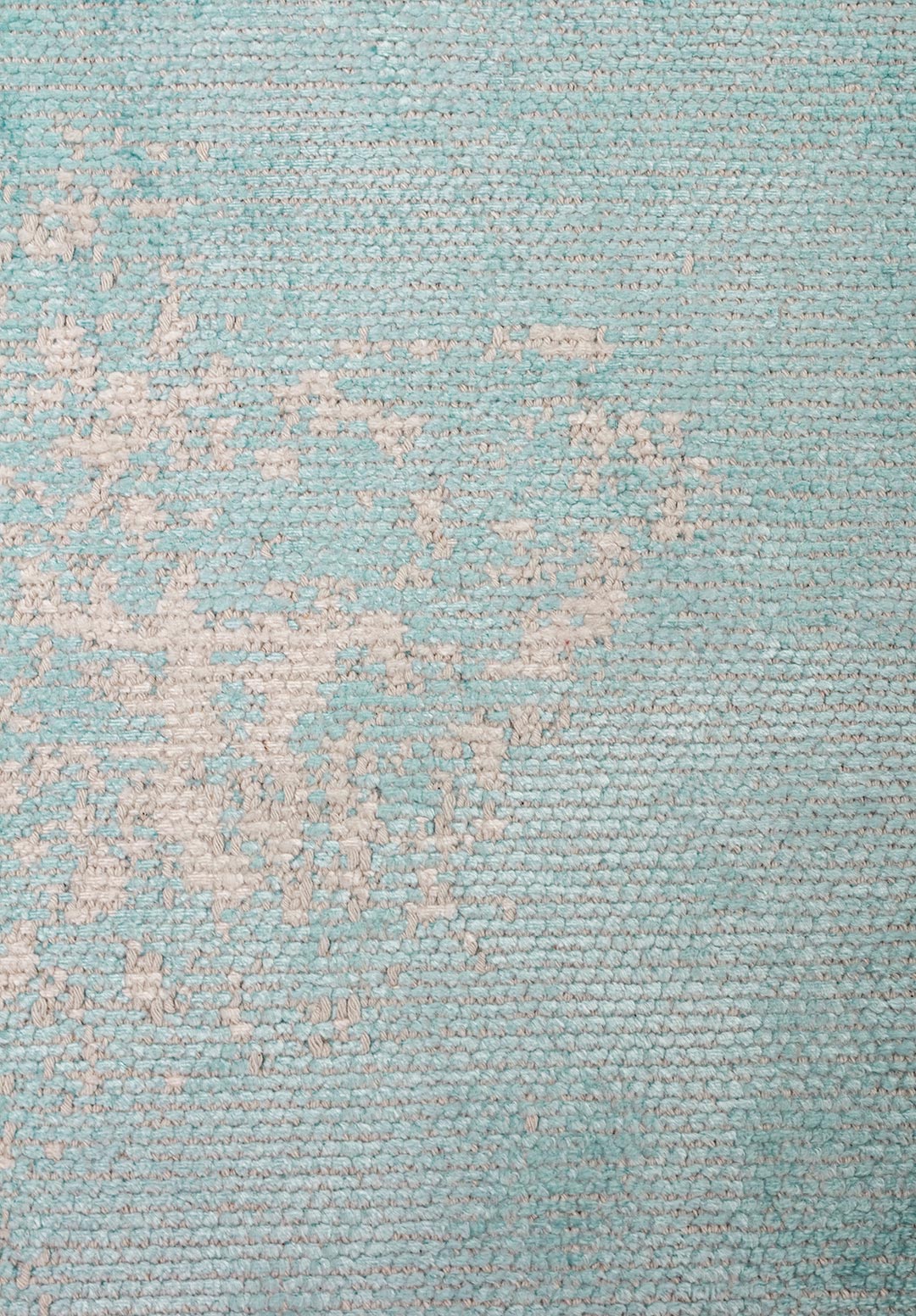 SLIT ECRU - ICE BLUE RUG