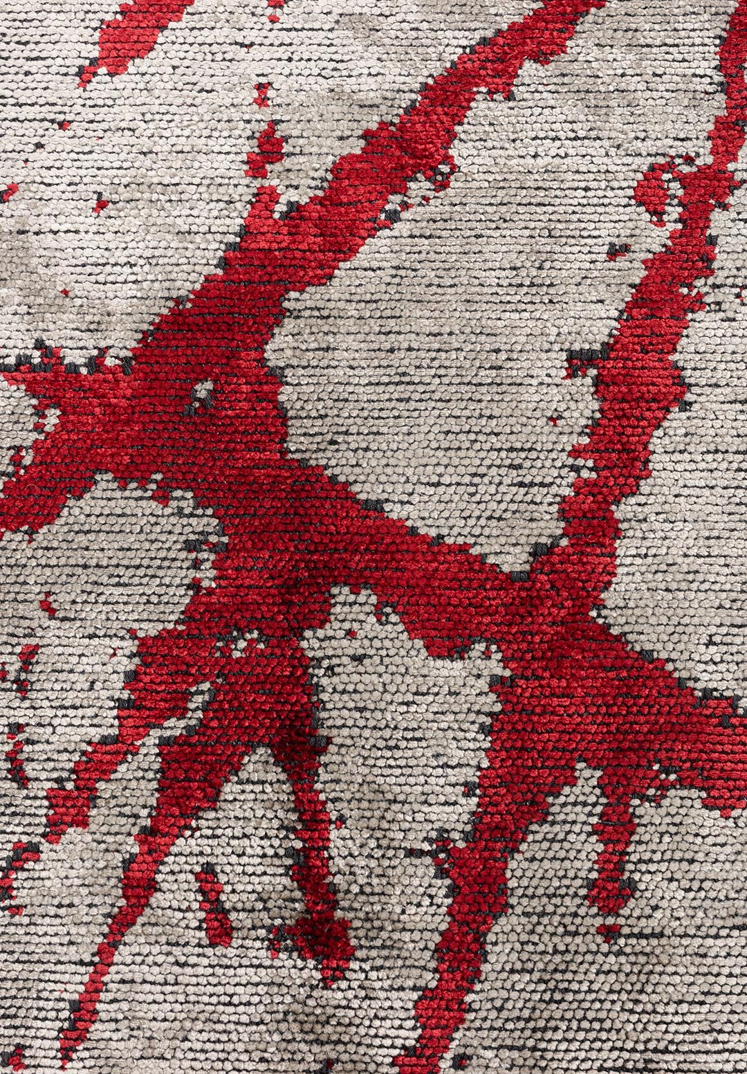 CRACK Красный - Кремовый Ковер