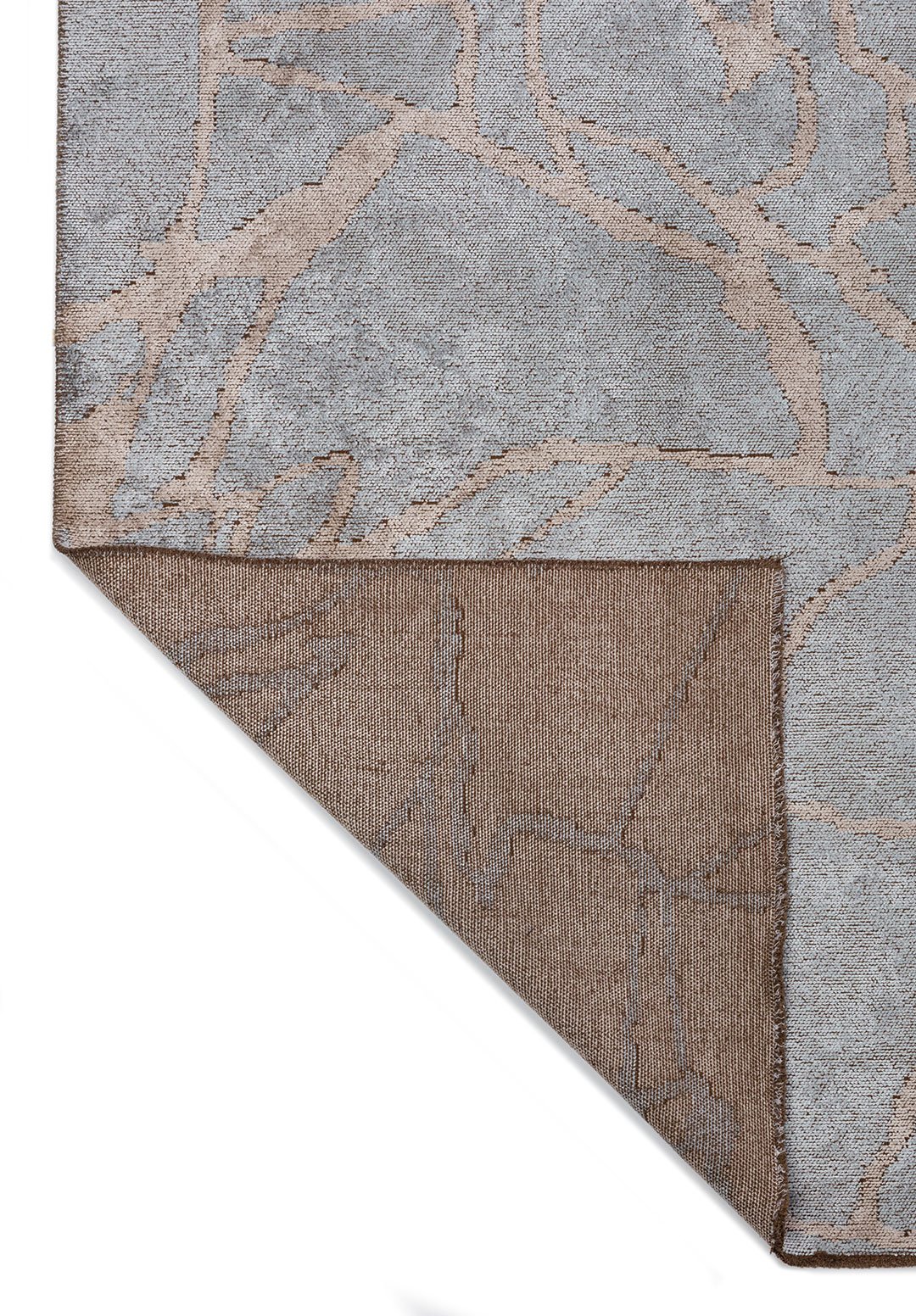 FLAW Слоновая кость - ICE Синий Ковер