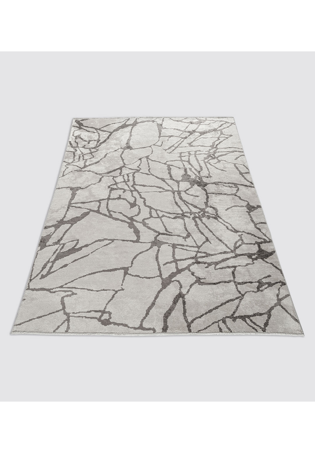 FLAW Тёмный GREY - Экрю Ковер