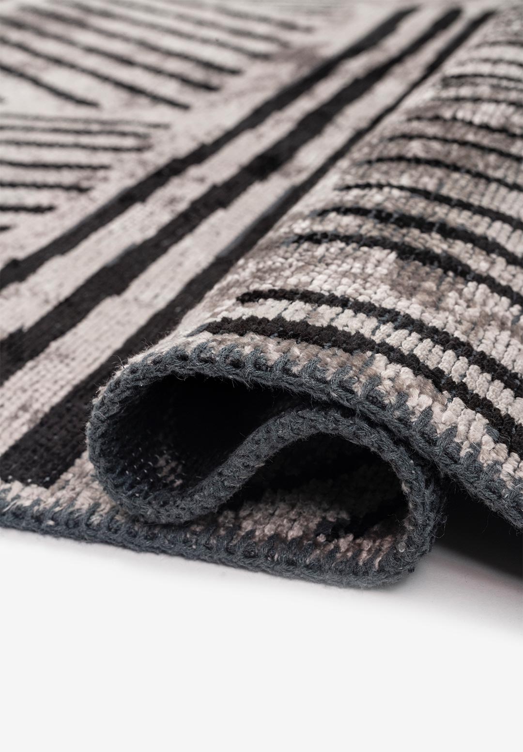 FIELD Чёрный - Светлый GREY Ковер