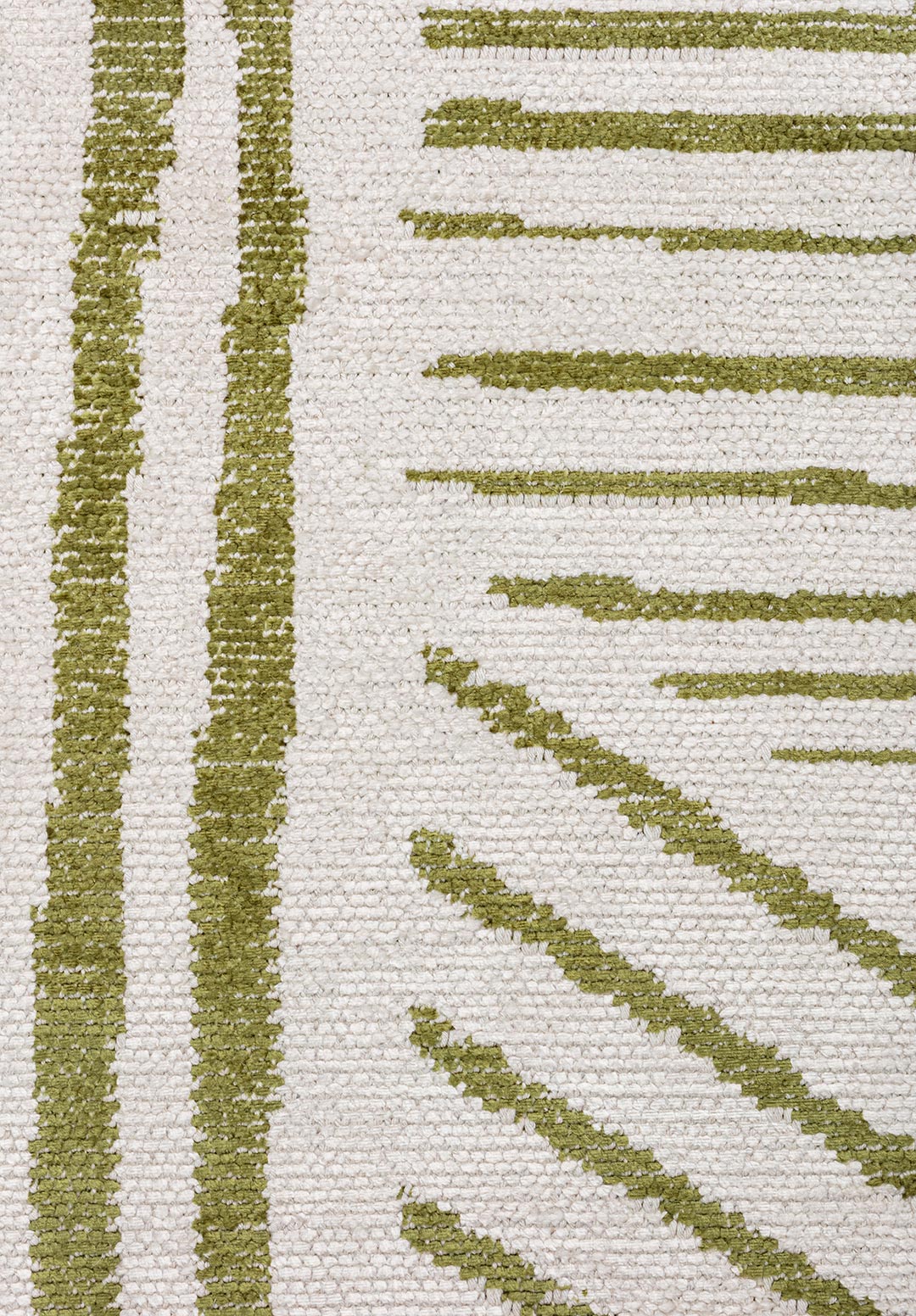 FIELD GREEN - ECRU RUG