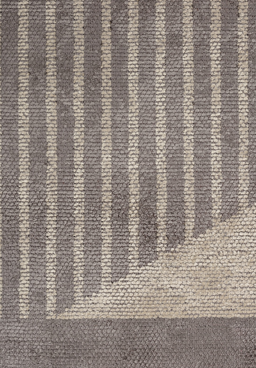 VERTEX DARK GREY - CREAM RUG