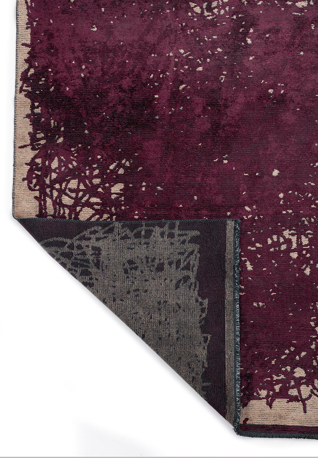 TANGLE Тёмный DAMSON - Тёмный Бежевый Ковер