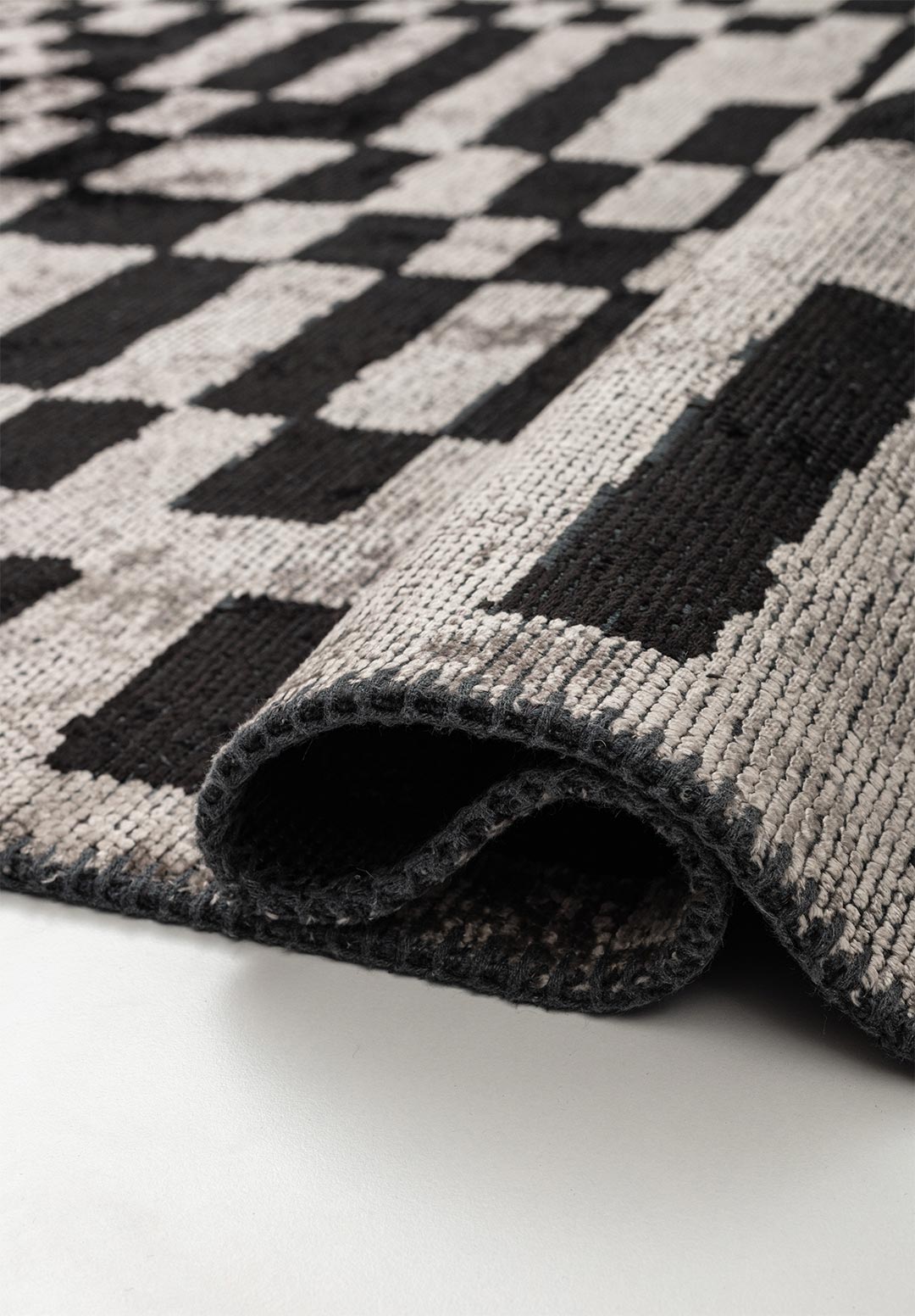 DOMINO Чёрный - Кремовый Ковер