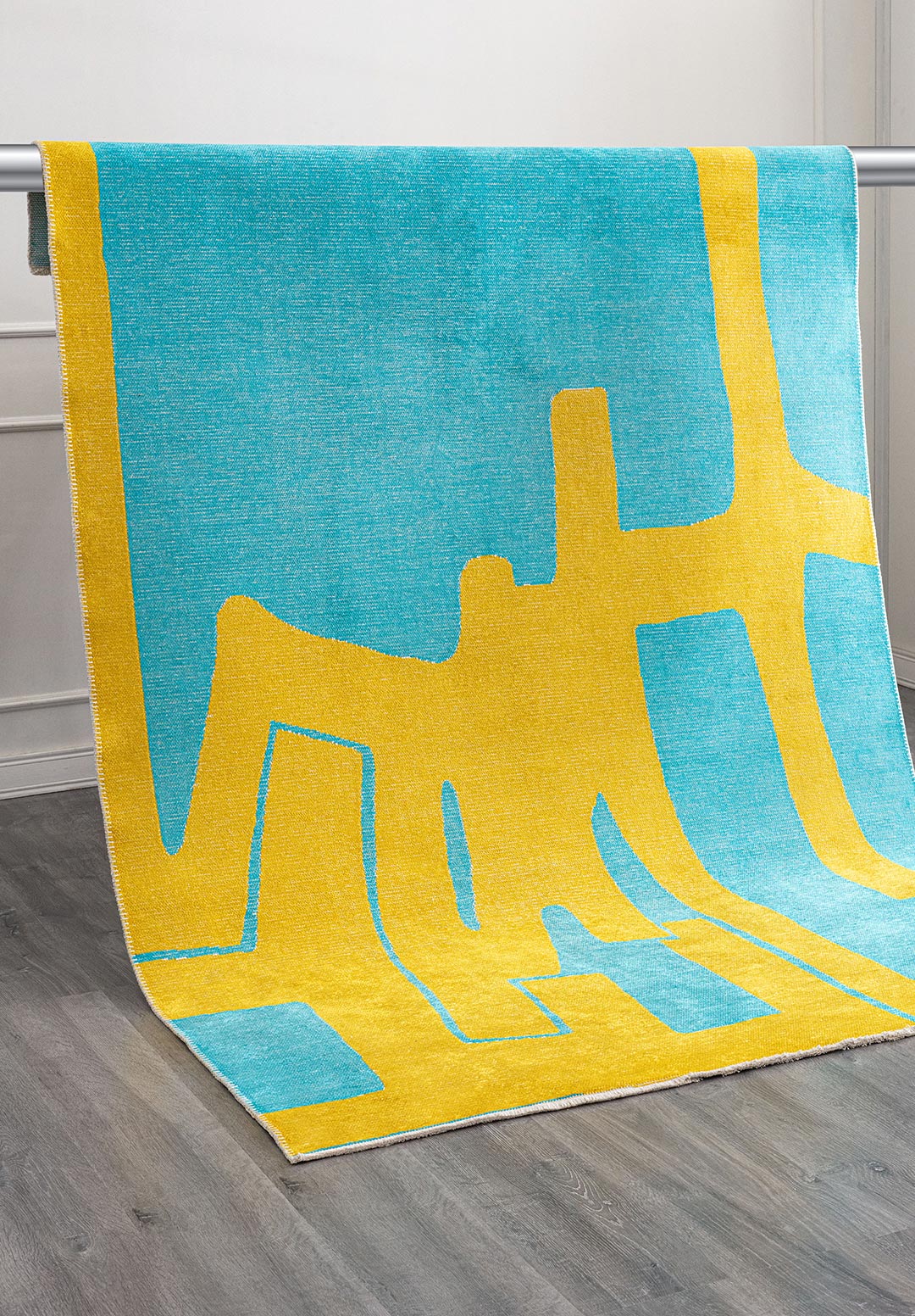 COCO YELLOW - TURQUOISE RUG