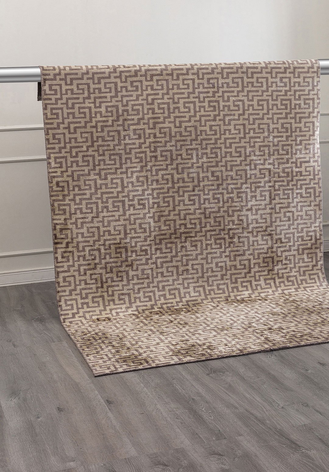 CATERPILLAR Тёмный GREY - Кремовый Ковер