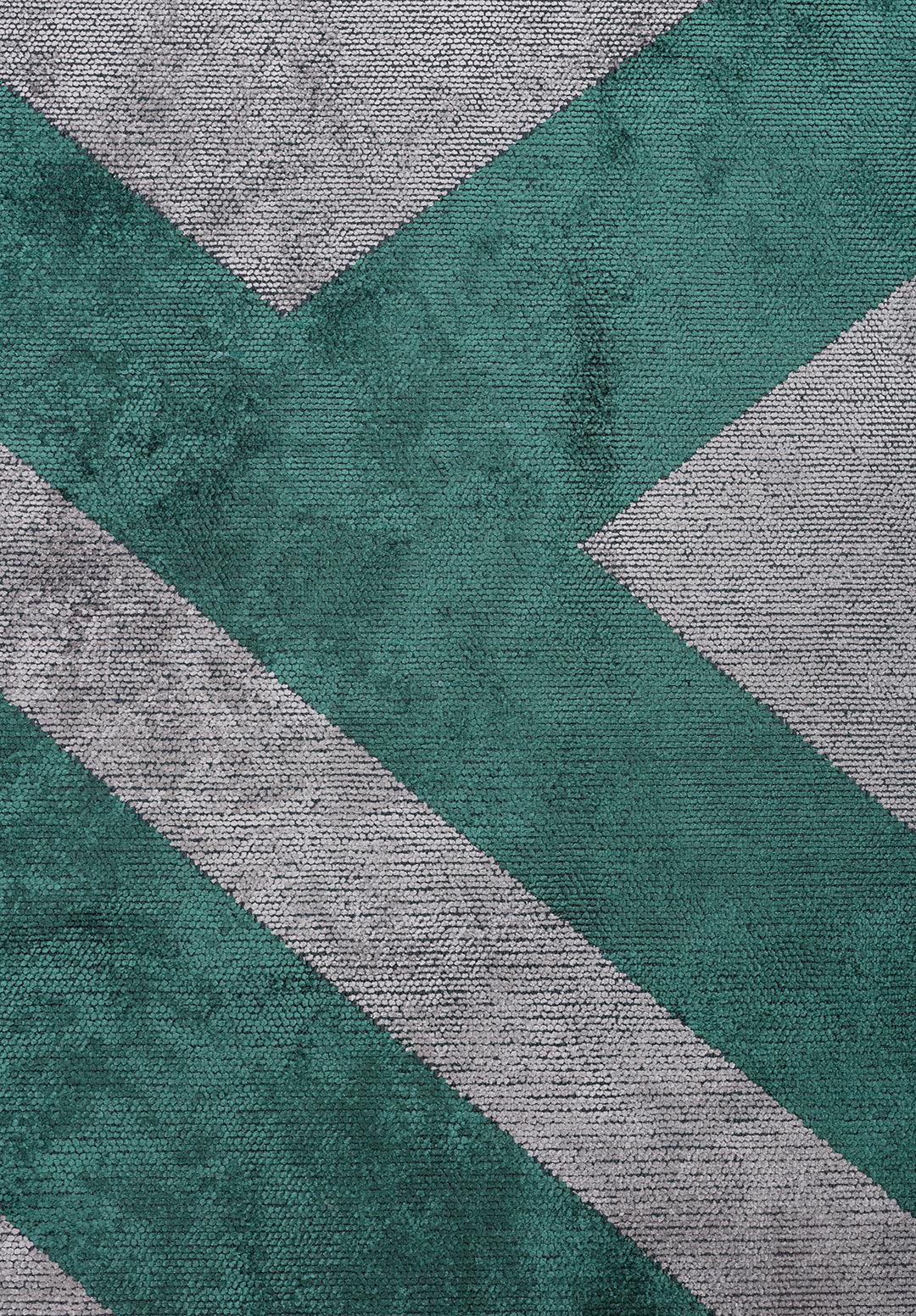 CORNER Тёмный Зелёный - Светлый GREY Ковер