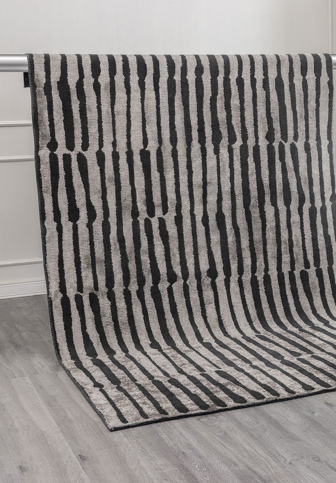 HILL Чёрный - Светлый Кремовый Ковер