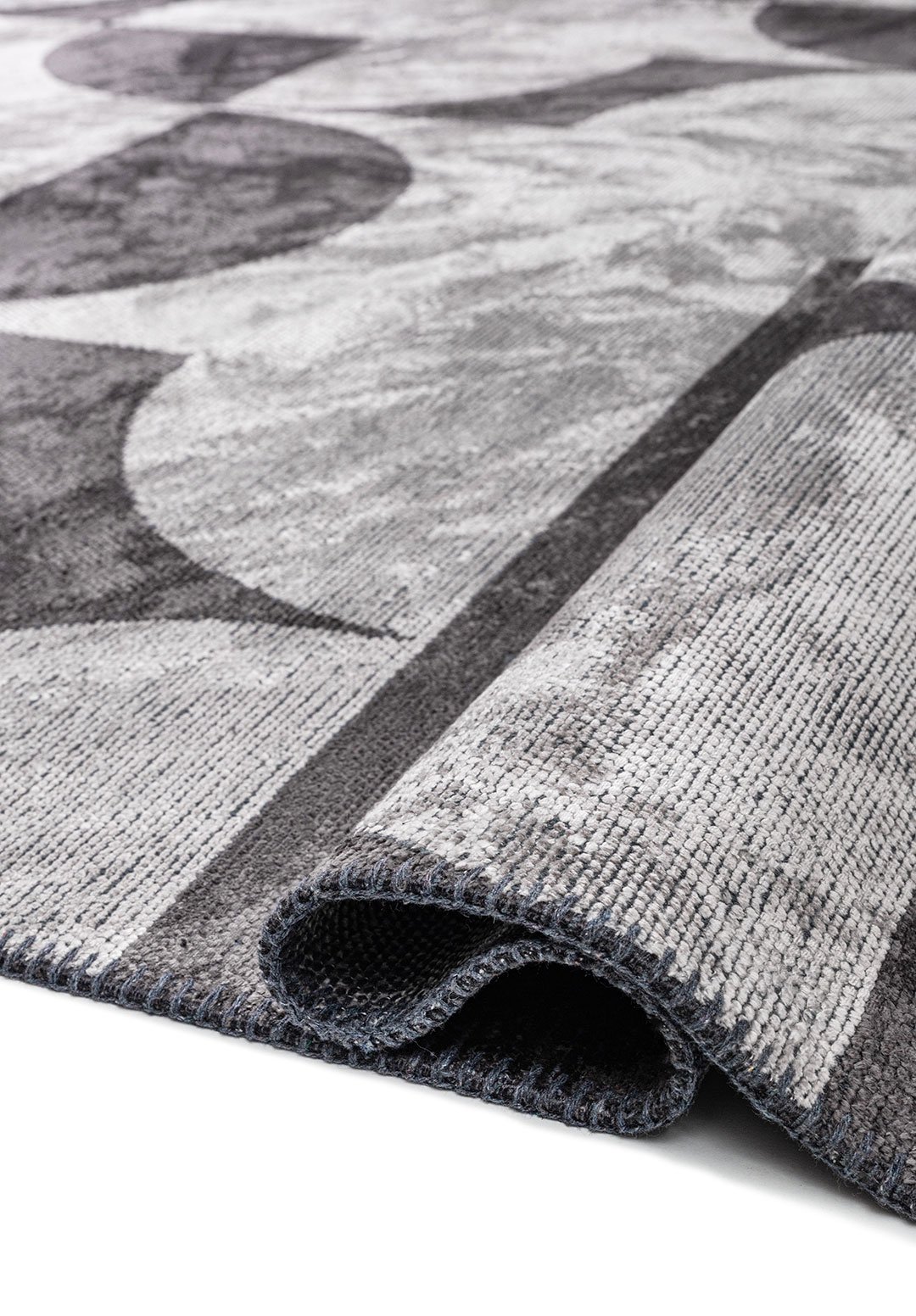 CIRCLE Графитовый - Светлый Кремовый Ковер