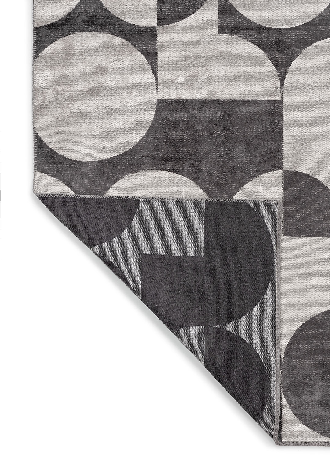 CIRCLE Графитовый - Слоновая кость Ковер