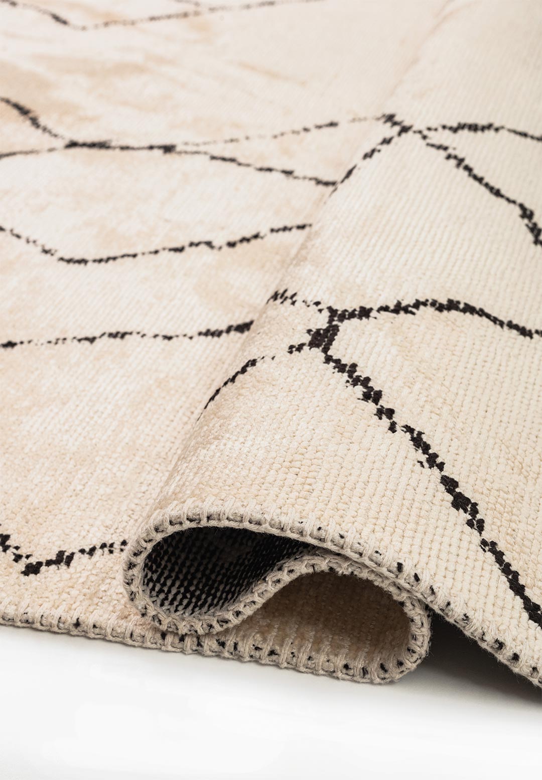 ETHNIC Чёрный - Экрю Ковер