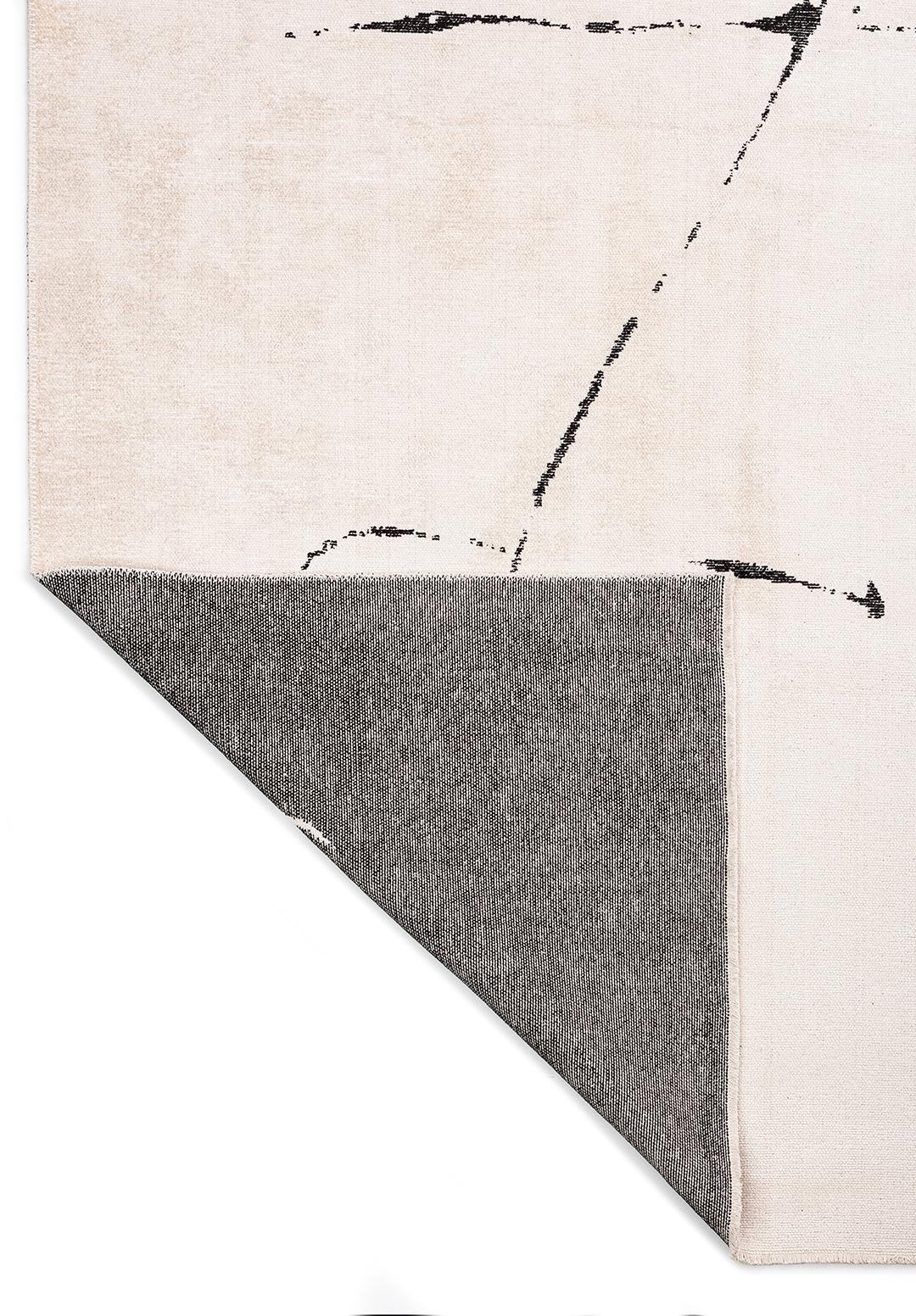 CLAY Чёрный - Экрю Ковер