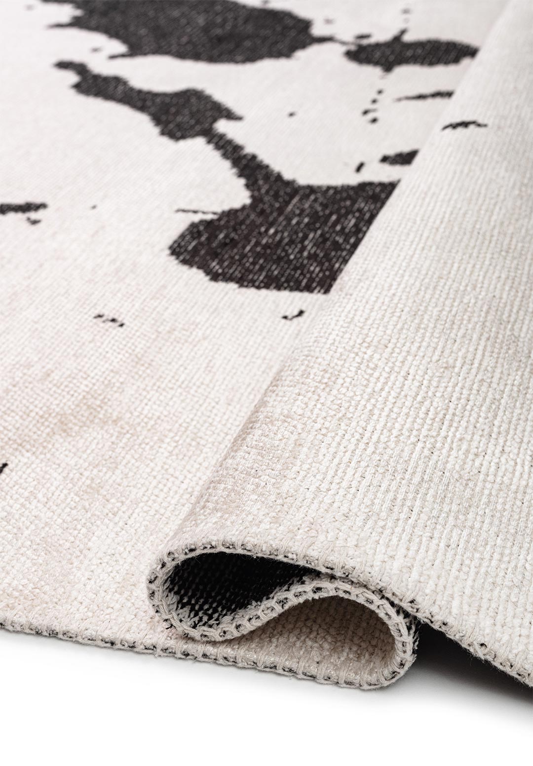 SPILL Чёрный - Экрю Ковер