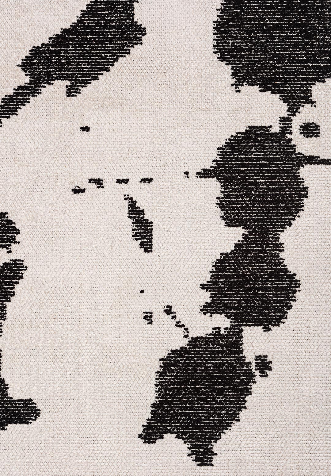 SPILL Чёрный - Экрю Ковер