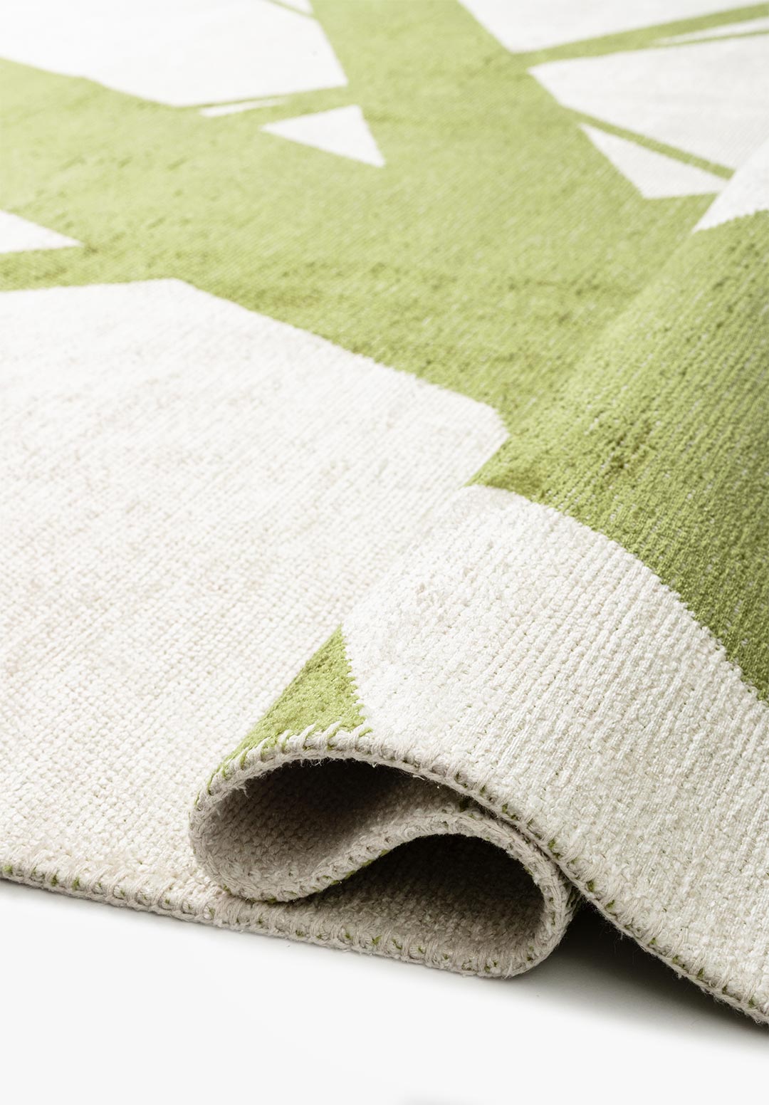 THORN GREEN - ECRU RUG