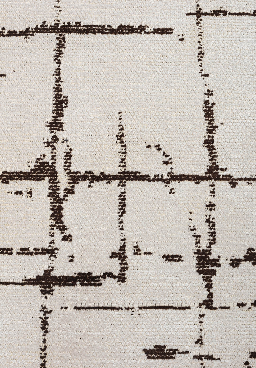 GALAXY DARK BROWN - ECRU RUG