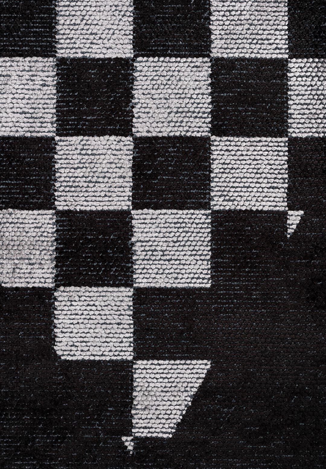 HOLOGRAM Светлый GREY - Чёрный Ковер