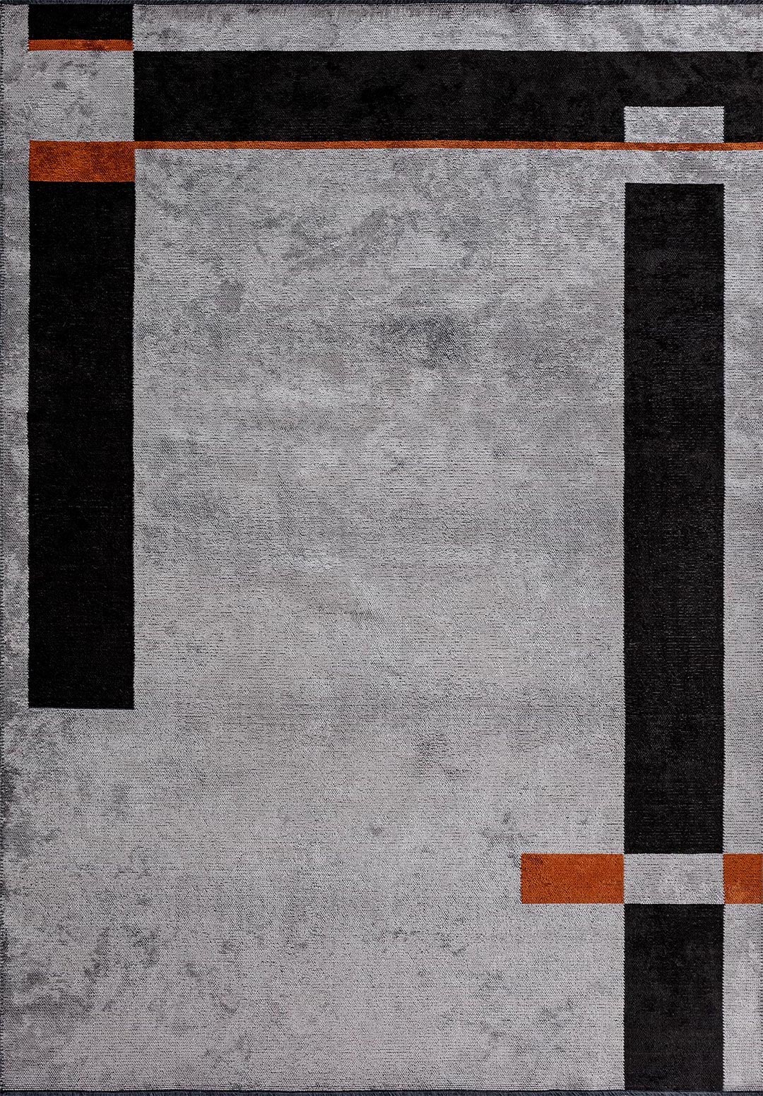 TETRIS Чёрный - RUST - Светлый GREY Ковер