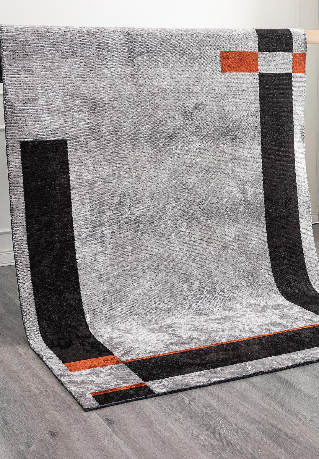 TETRIS Чёрный - RUST - Светлый GREY Ковер